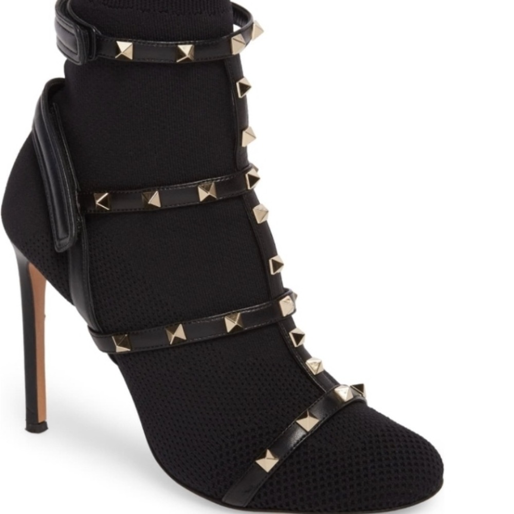 Valentino Tech Rockstud Boots Black 38